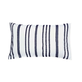 Clipped Duvet Set Navy