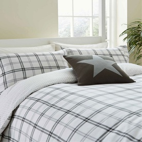 Beach Duvet Set Grey