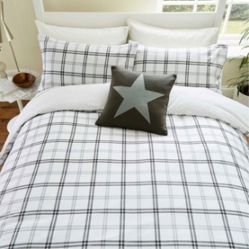 Beach Duvet Set Grey