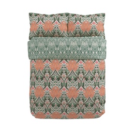 Helena Duvet Set Peach/Teal