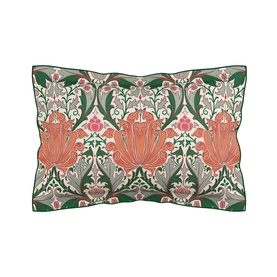Helena Duvet Set Peach/Teal