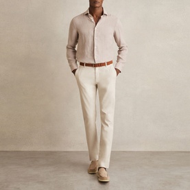 Dobby Slim Leg Chinos