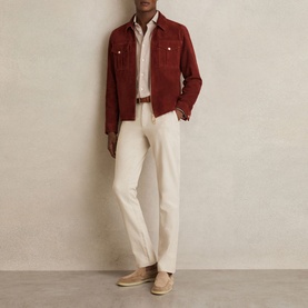 Dobby Slim Leg Chinos