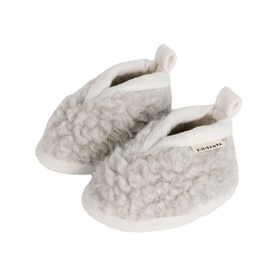 Merino Sheepskin Baby Booties Cloud