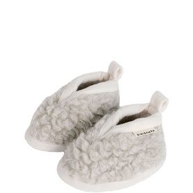Merino Sheepskin Baby Booties Cloud