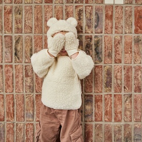 Merino Teddy Hat Milk