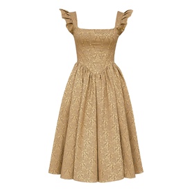 Alessandra Jacquard Corset Dress