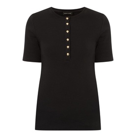 Alessia Half-Buttoned T-Shirt
