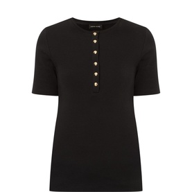 Alessia Half-Buttoned T-Shirt