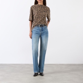 Avi Logo Leopard T-Shirt