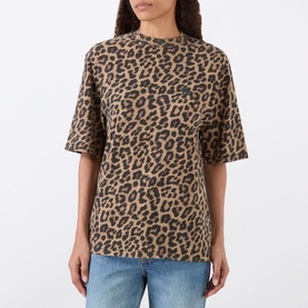 Avi Logo Leopard T-Shirt