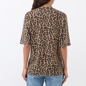 Avi Logo Leopard T-Shirt