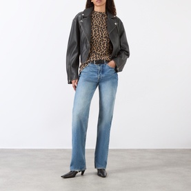 Avi Logo Leopard T-Shirt