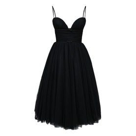 Countess Ruched Bodice Flared Dress