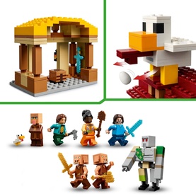 Minecraft The Ghast Balloon Village Attack Set