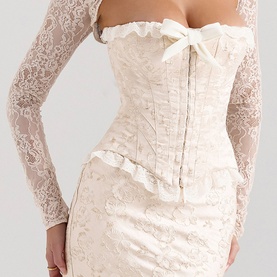 Perdita Jacquard Corset Bolero
