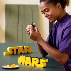 Star Wars&trade; Brick-Built Star Wars Logo Sign