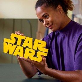 Star Wars&trade; Brick-Built Star Wars Logo Sign