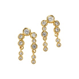 Asterales Arched Post Drop Earrings