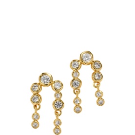 Asterales Arched Post Drop Earrings