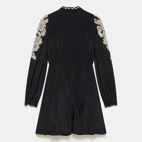 Paisley Mini Shirt Dress