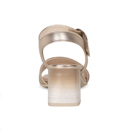 Kruger Metallic Block Heel Sandals