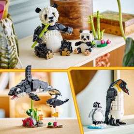 Creator Wild Animals Panda Family
