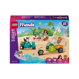 Friends Surfing Dogs and Scooter Adventure