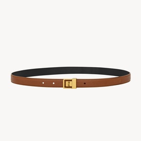 La 66 Logo Leather Belt