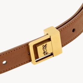 La 66 Logo Leather Belt