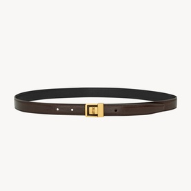 La 66 Logo Leather Belt