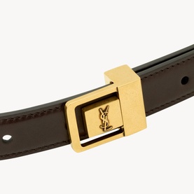 La 66 Logo Leather Belt