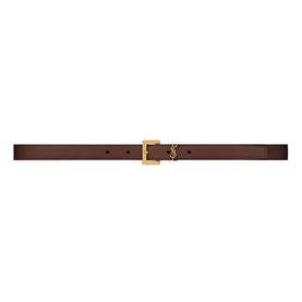 Cassandr&eacute; Logo Leather Belt