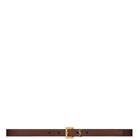 Cassandr&eacute; Logo Leather Belt