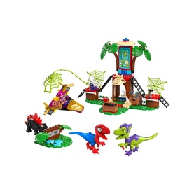 Spidey  and Gobby's Raptor Battle at Tree House HQ