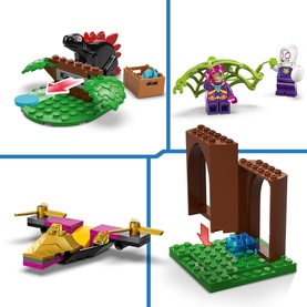 Spidey  and Gobby's Raptor Battle at Tree House HQ
