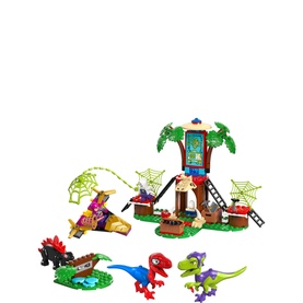 Spidey  and Gobby's Raptor Battle at Tree House HQ
