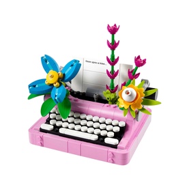 Creator Typewriter with Flowers
