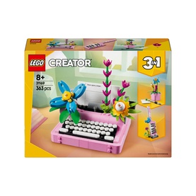 Creator Typewriter with Flowers