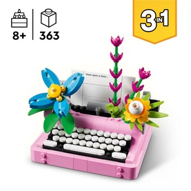 Creator Typewriter with Flowers