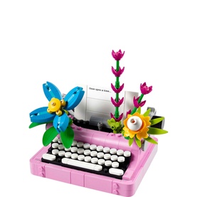 Creator Typewriter with Flowers