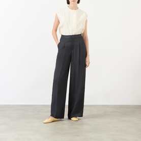 Bristol Pleated Wide Leg Trousers