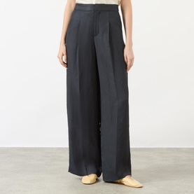Bristol Pleated Wide Leg Trousers
