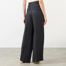 Bristol Pleated Wide Leg Trousers