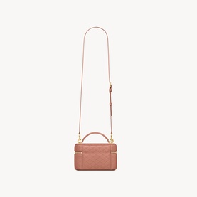 Gaby Quilted Mini Leather Vanity Case