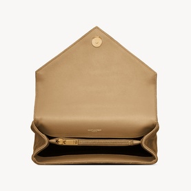 College Quilted Medium Chain Bag