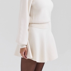 Rosina Flounce Mini Skirt