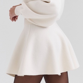 Rosina Flounce Mini Skirt