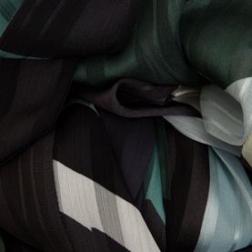 Francesca Printed Pleated Dress