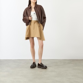 Twist Logo Leather Jacket